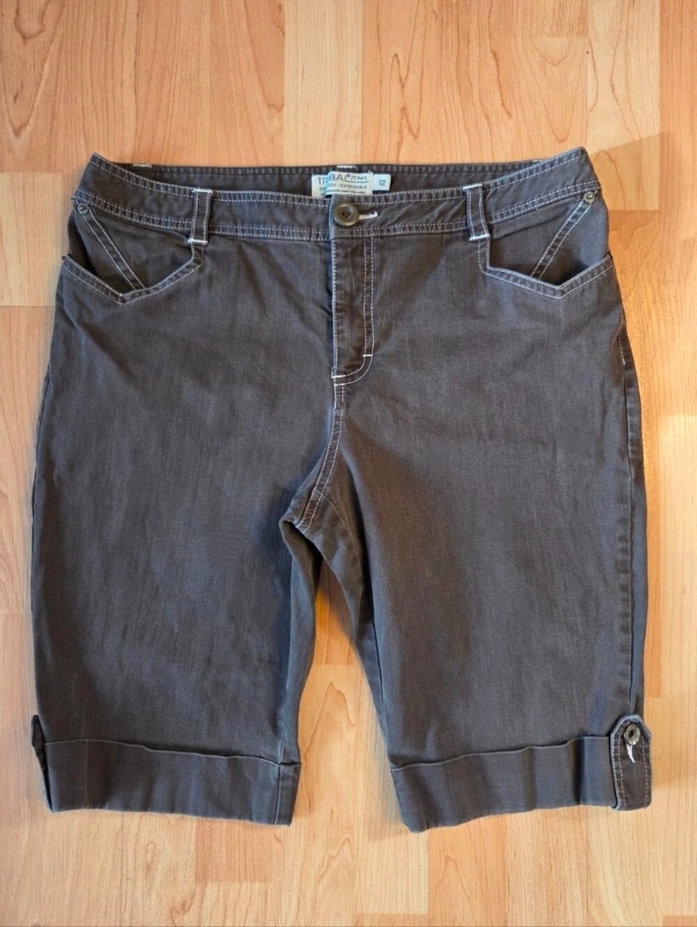 Tribal Jeans mid-rise Bermuda shorts